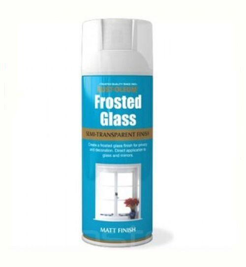 Rust-Oleum 400ml White Translucent Frosted Effect Glass Spray Paint aerosol