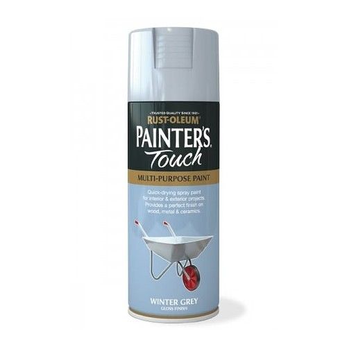 Rust-Oleum Painters Touch Winter Grey Gloss Spray Paint 400ml