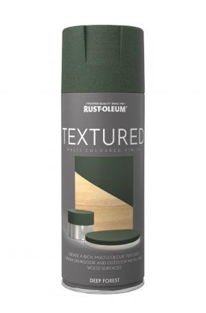 Rust-Oleum Textured Spray Paint, Deep Forest, 400ml aerosol