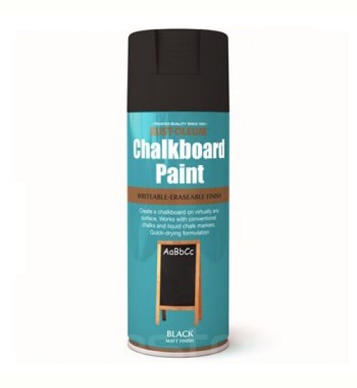 Rust-Oleum 400ml Black Chalkboard Matt Spray Paint