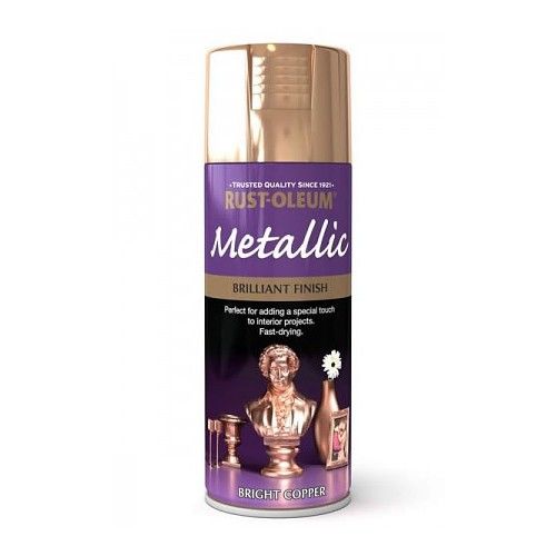 Rust-Oleum Metallic Brilliant Finish Spray Paint - Bright Copper - 400ml