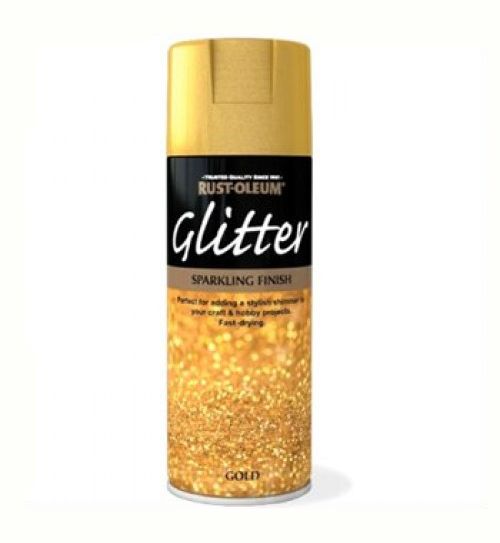 Rust-Oleum 400ml sparkling gold glitter aerosol spray paint