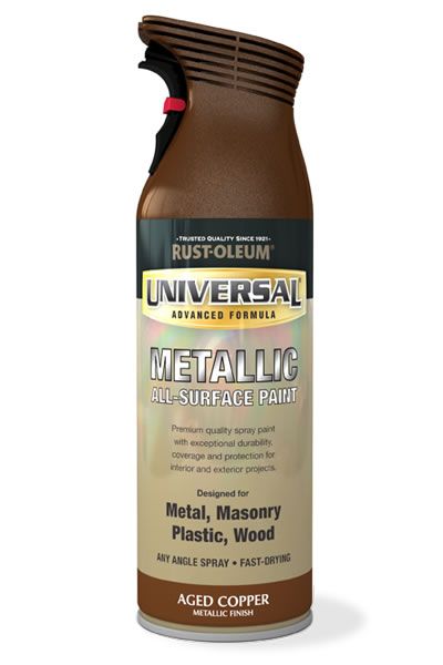 Rust-Oleum Universal 400ml Metallic All Surface Spray Paint in Aged Copper