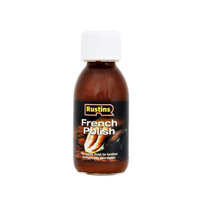 Rustins French Polish 125ml wood polish bottle