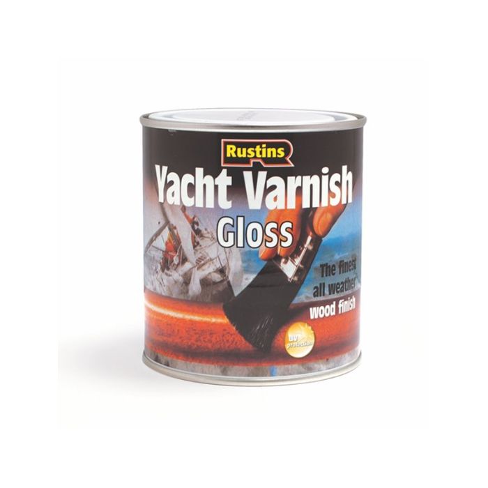 Rustins Yacht Varnish - Gloss - 1L 1L clear gloss exterior wood varnish