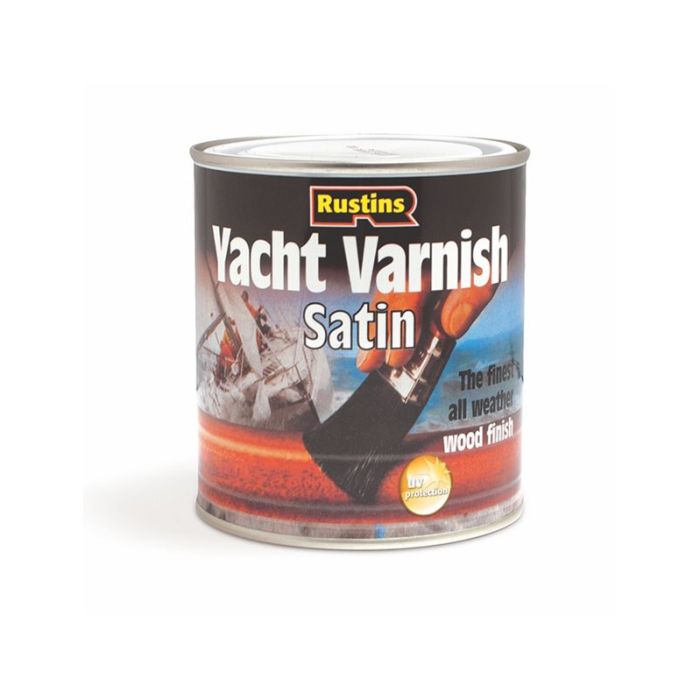 Rustins Yacht Varnish 1L satin finish tin