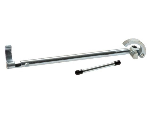 Monument Tools 345V Adjustable 2 Jaw Basin Wrench Grip + in 15 and 22mm, 1/2 and 3/4 in sizes with solid steel handle