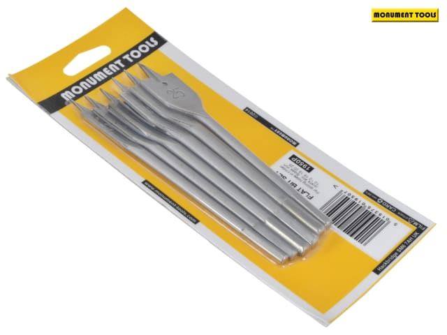 Monument Tools 1950P 6 Piece Flat Bit Set