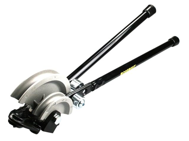 Monument 2600K 15mm and 22mm copper pipe bender with tubular steel handles and die-cast formers