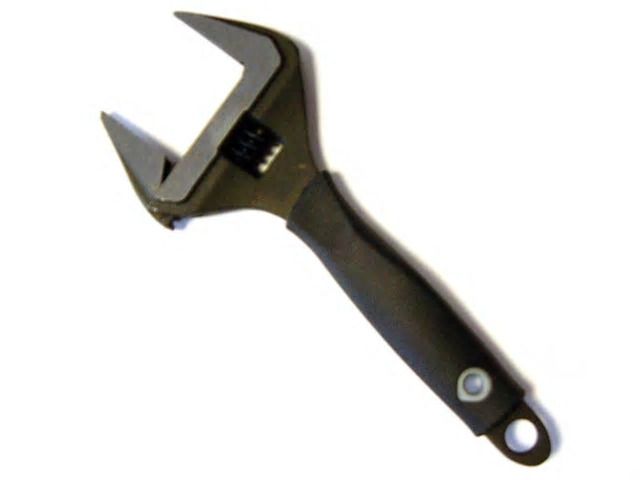 Monument 3140Q 150mm Wide Jaw Adjustable Wrench with phosphate finish