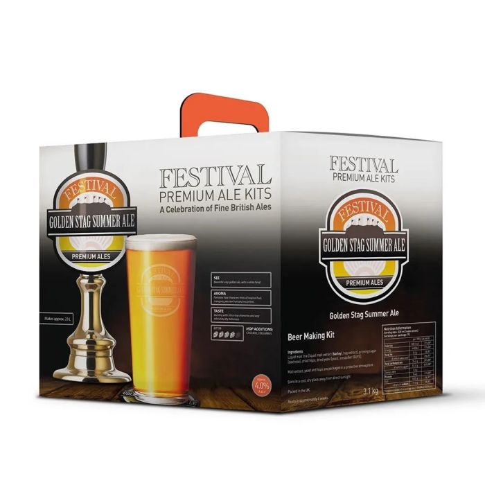 Festival Golden Stag Premium Ale Kit 3.1kg golden summer ale