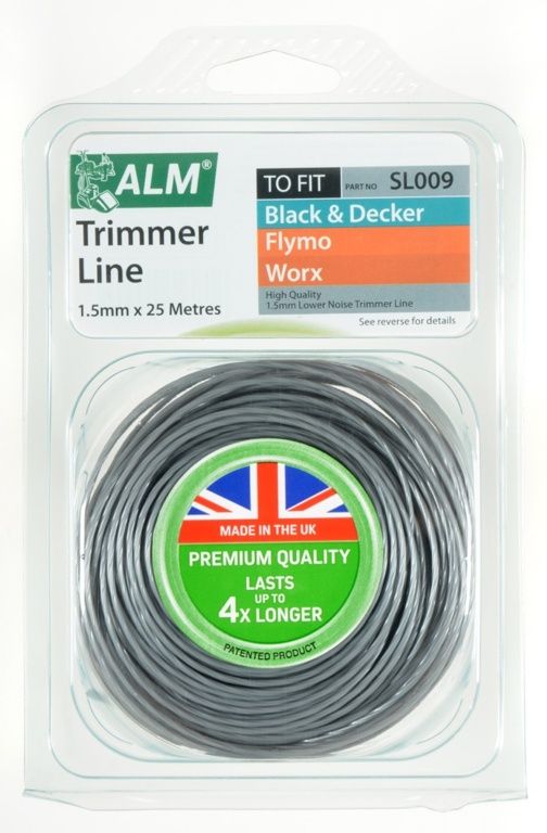 ALM SL009 Battery Trimmer Line 1.5mm x 25m grey spool