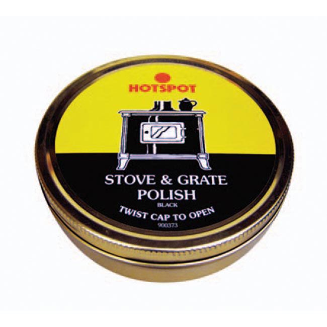 Hotspot Black Stove and Grate Polish, 170g water-based formula in black
