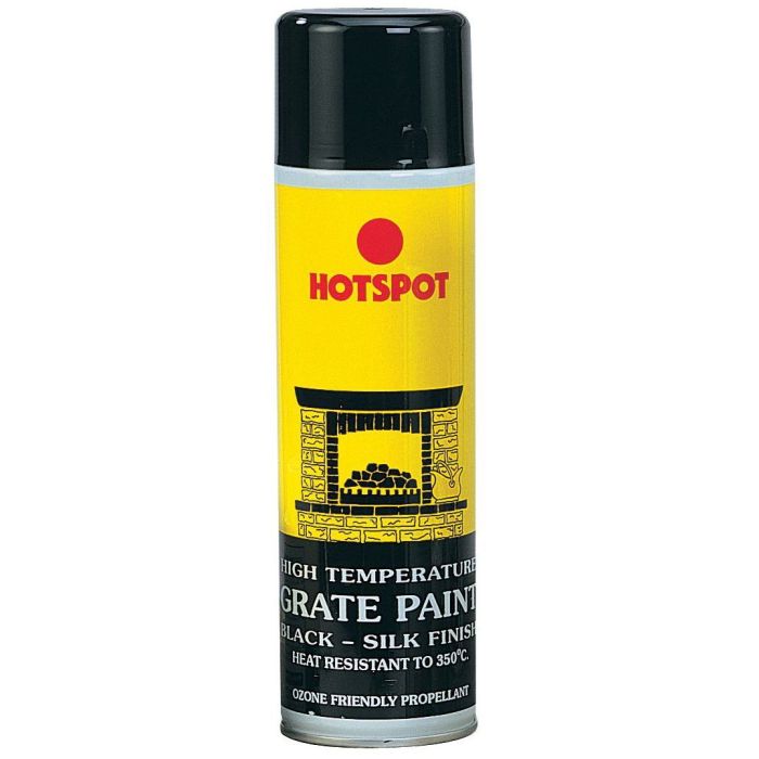 Hotspot Grate Paint Aerosol 450ml in Black Silk