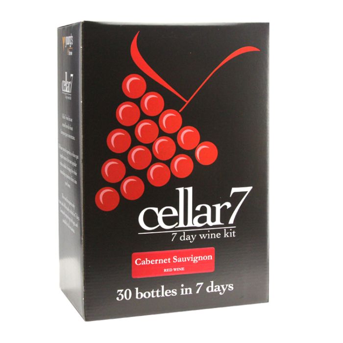 Cellar 7 Cabernet Sauvignon Wine Making Kit 30 Bottles