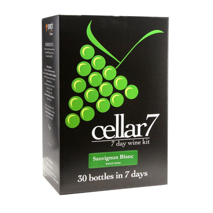 Cellar 7 Sauvignon Blanc Wine Making Kit 30 Bottles