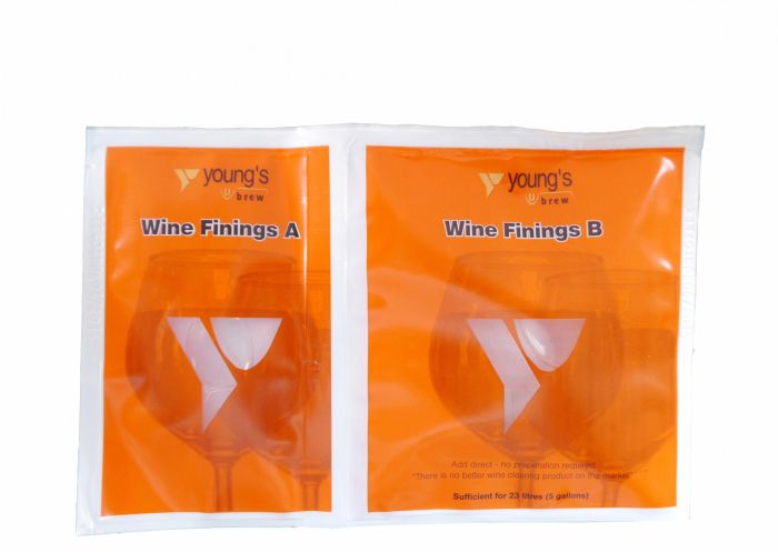 Youngs Wine Finings Sachet 65g for 23 Litres