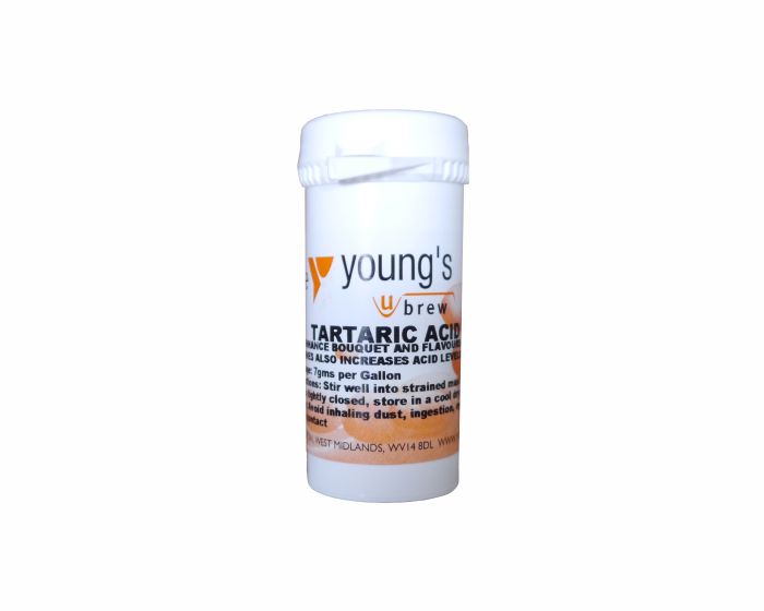 Youngs Tartaric Acid 50g brewing chemical