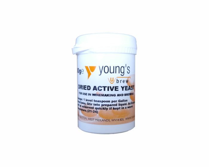 Youngs Dried Active Yeast 100g pack