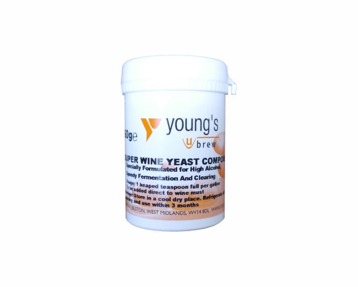 Youngs Super Wine Yeast Compound 60g