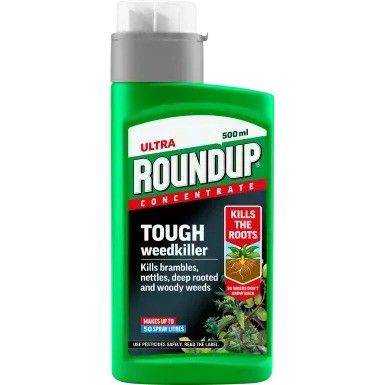 Roundup Ultra Tough 500ml concentrated systemic weedkiller
