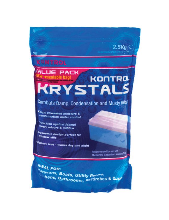 Kontrol Krystals Refill Pack Unfragranced 2.5kg moisture trap refill