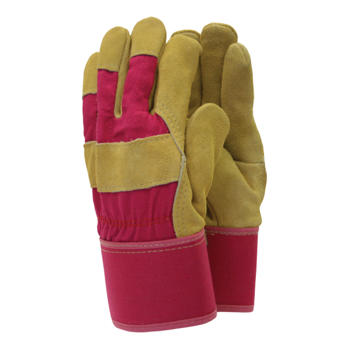 Town & Country Thermal Lined Rigger Gloves in pink, Medium