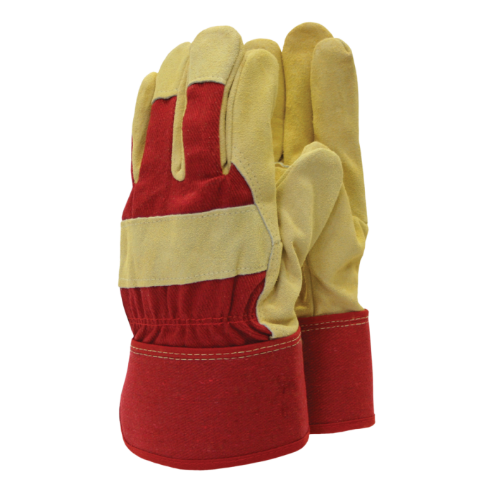 Town & Country Thermal Lined Rigger Gloves in Large, red