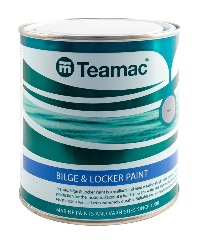 Teamac Bilge & Locker Paint - Grey - 2.5L