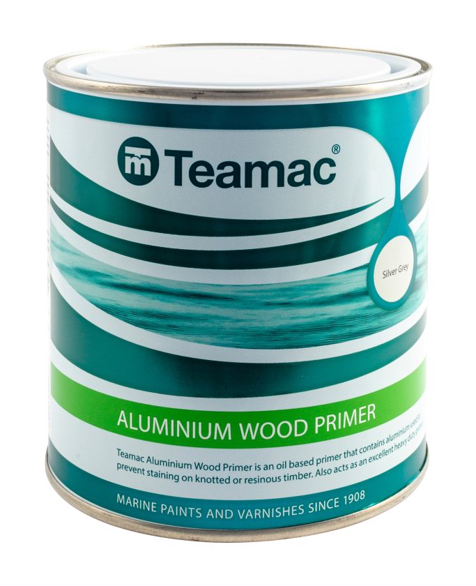 Teamac Aluminium Wood Primer 2.5l semi-matt specialist paint
