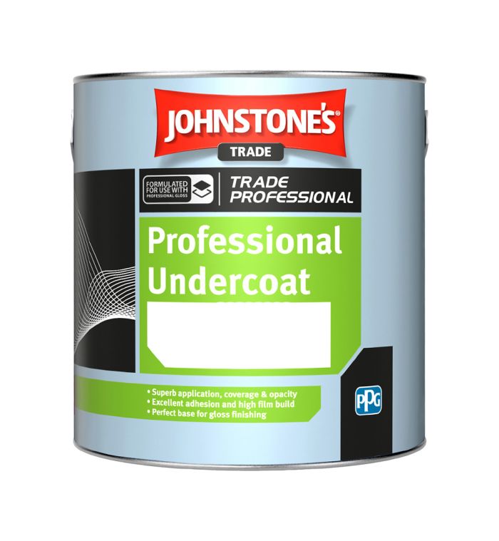 Johnstone's Trade Professional Undercoat dark grey 1L solvent-based matt paint