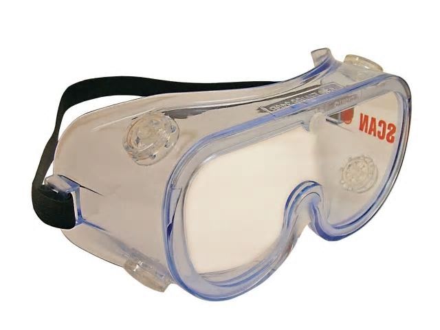 Scan Indirect Vent Safety Goggles with clear polycarbonate lenses