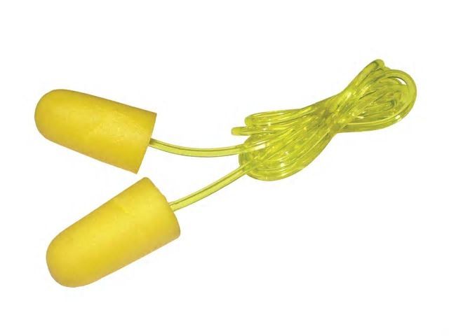Scan Foam Earplugs and Cord 6 Pairs SNR 33 dB