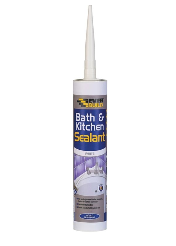 Everbuild Bath & Kitchen Sealant C3 - White - 290ml