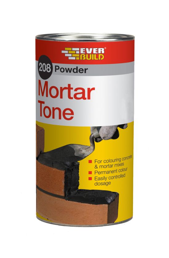 Everbuild 208 Powder Mortar Tone 1kg in Black