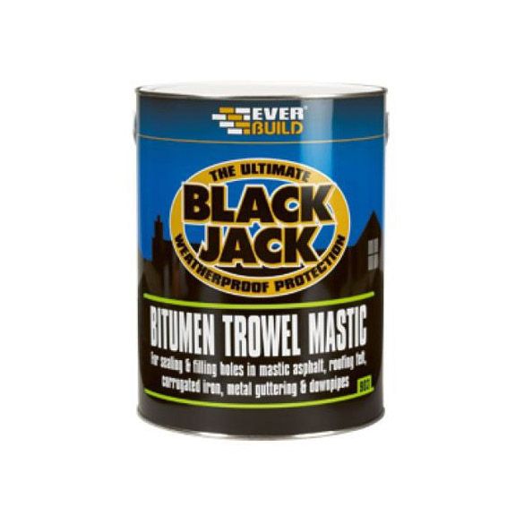 Everbuild 903 Bitumen Trowel Mastic 2.5L black
