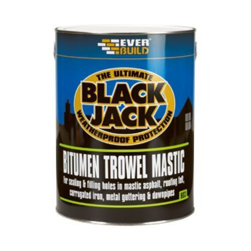 Everbuild 903 Bitumen Trowel Mastic - 5L black bituminous compound