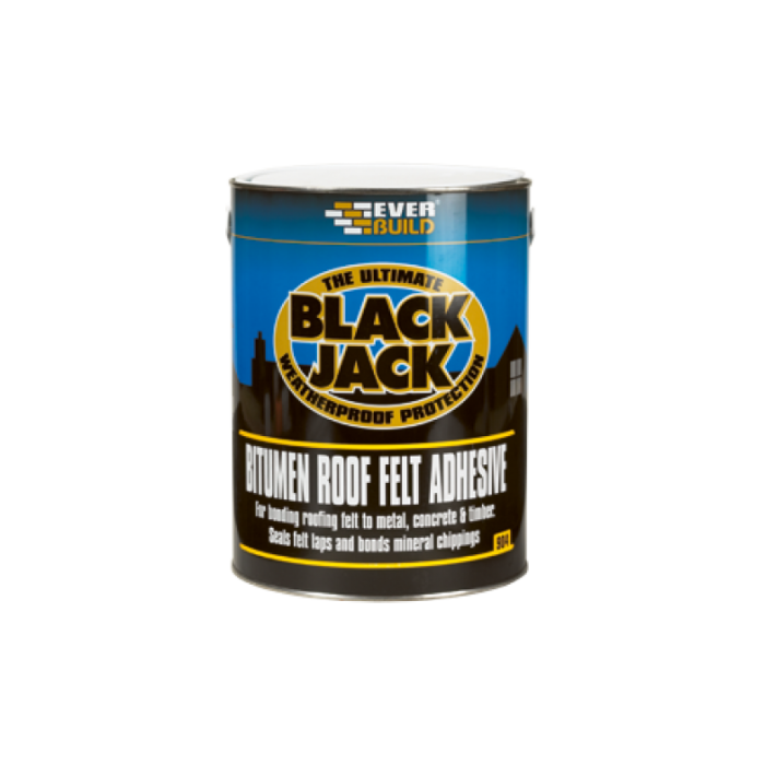 Everbuild 904 Black Jack Felt Adhesive - 1L in black