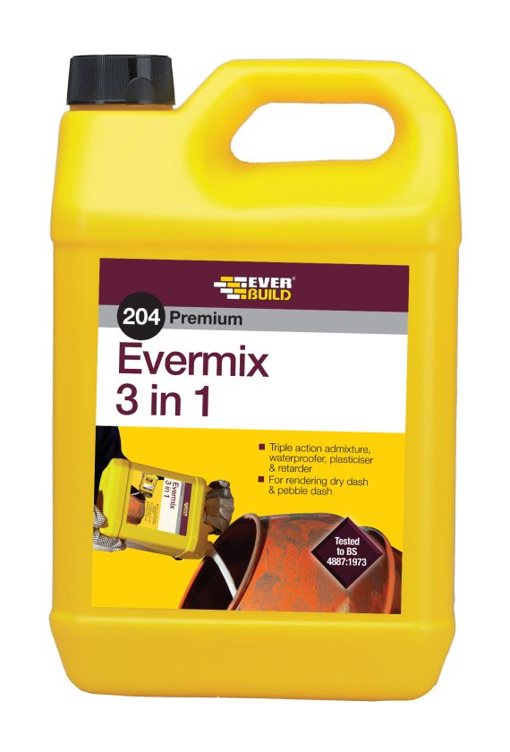 Everbuild 204 Evermix 3 in 1 - 5l building admixture