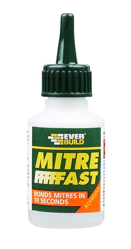 Everbuild Mitre Fast Adhesive 50g ethyl cyanoacrylate adhesive