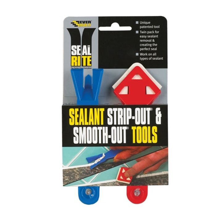 Everbuild Sealant Strip Out and Smooth Out Tool Twin Pack