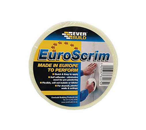 Everbuild Euroscrim Tape 48mm x 90M self-adhesive mesh tape