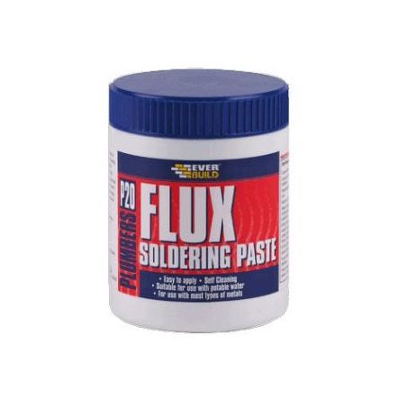 Everbuild P20 Plumbers Flux 140g soft paste in a 140g container