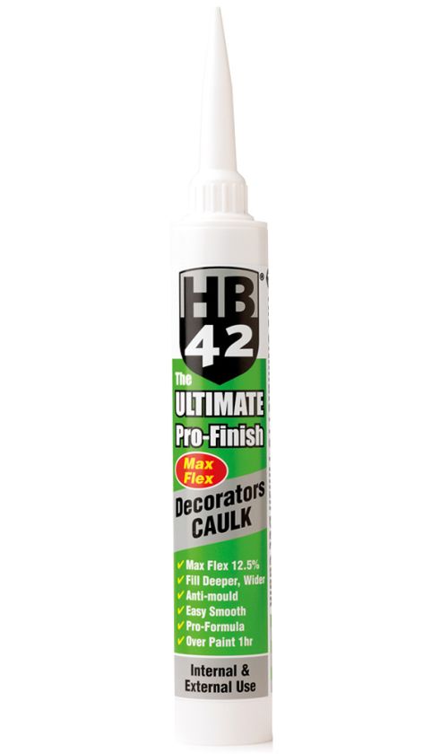 Hilton Banks HB42 Ultimate Pro-Finish Dec Caulk 380ml white acrylic sealant