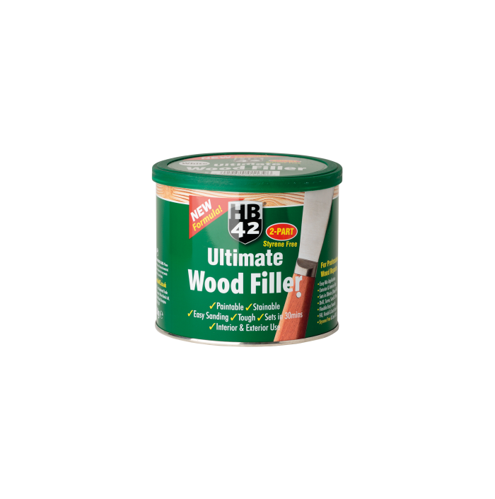 Hilton Banks HB42 Ultimate Wood Filler, 275g in white