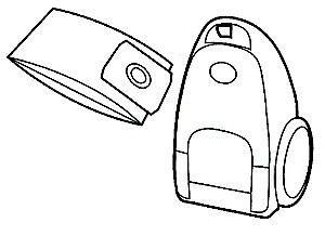 Qualtex Daewoo SDB248 Paper Bags X5 replacement vacuum bags