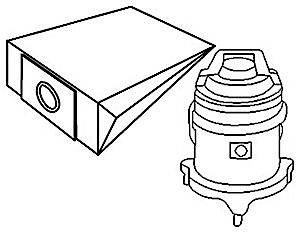 Qualtex paper replacement bags for Electrolux The Boss U59 vacuum cleaner, pack of five
