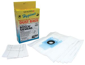Qualtex Bosch Siemens Karcher SDB378 Microfibre Bags X5 plus 2 Filters