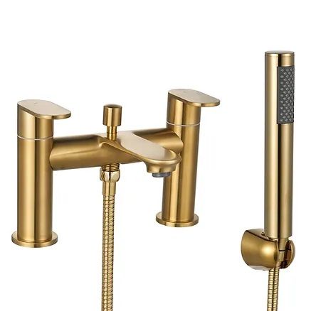Niagara Albury 9142BRS Bath Shower Mixer Tap with shower kit in brushed brass