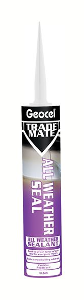 Geocel Trade Mate All Weather Seal 310ml sealant in clear